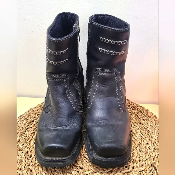 Genuine Victory motorcycle leather boots size 7 - Picture 8 of 8